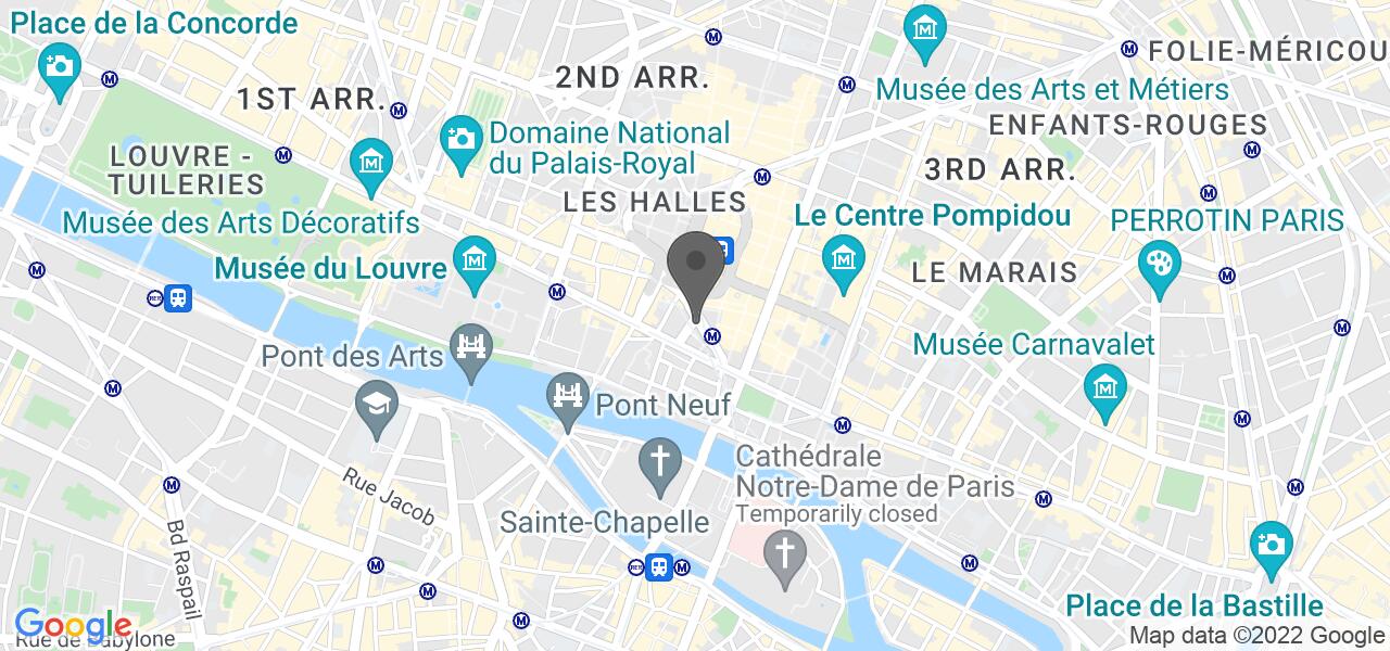 Plan d'accès — Chez Gladines Halles