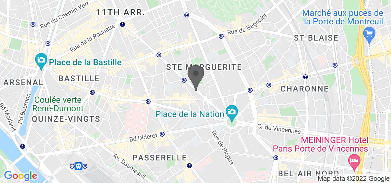 Plan d'accès — HBK Voltaire