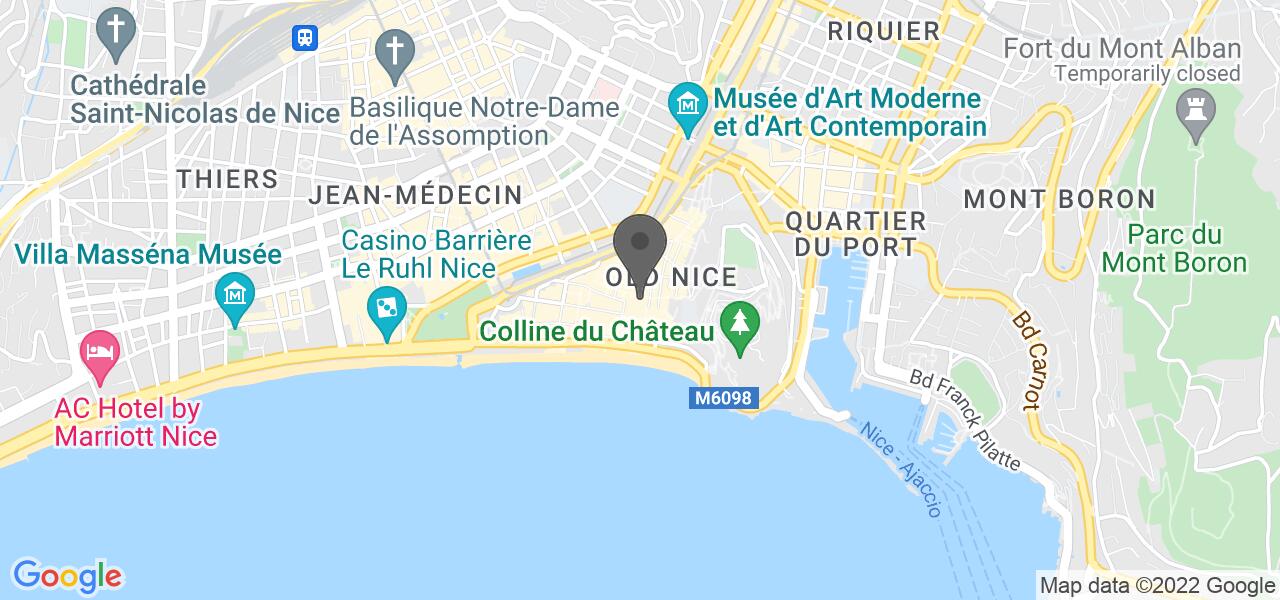 แผนที่การเดินทาง — Le Choucas 