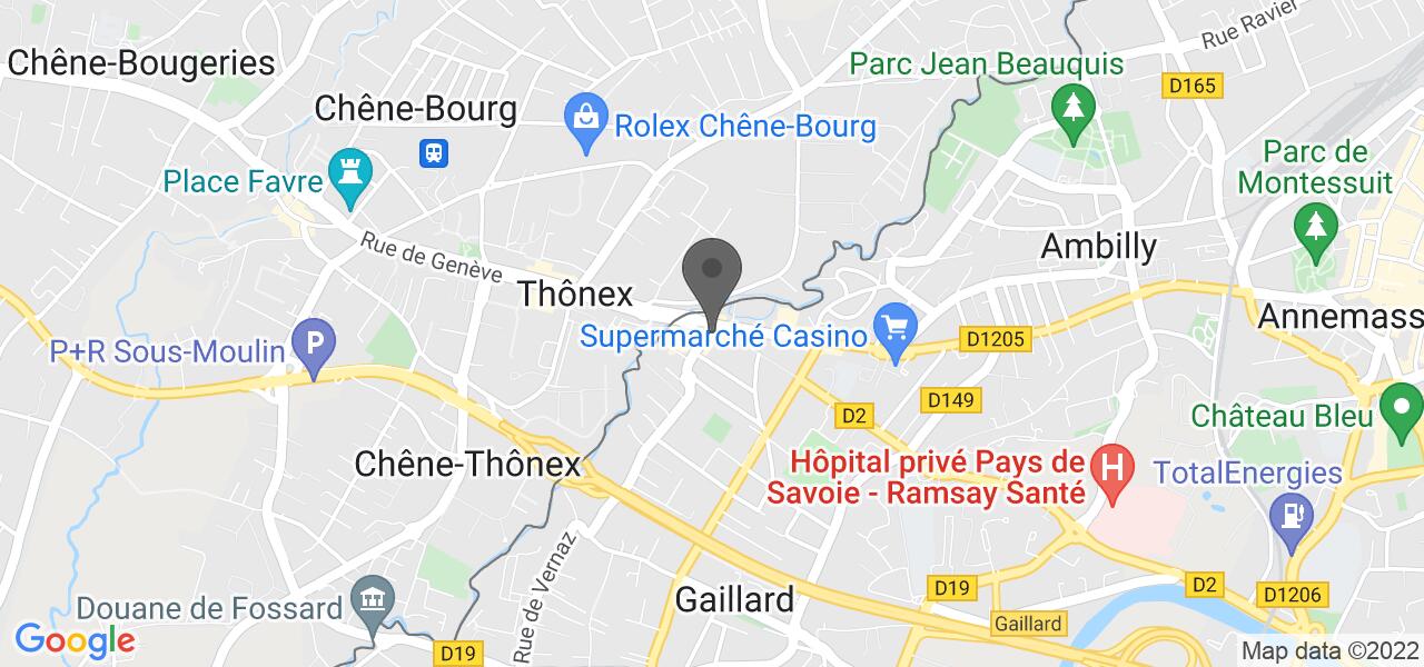 Plan d'accès — La Gondola