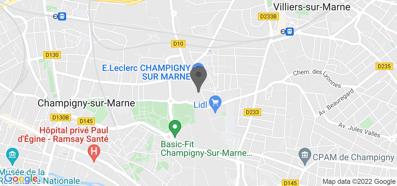 Plan d'accès — Panda Champigny Sur Marne
