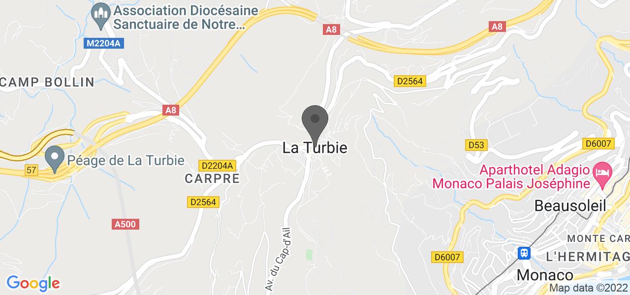 Plan d'accès — Les Santons