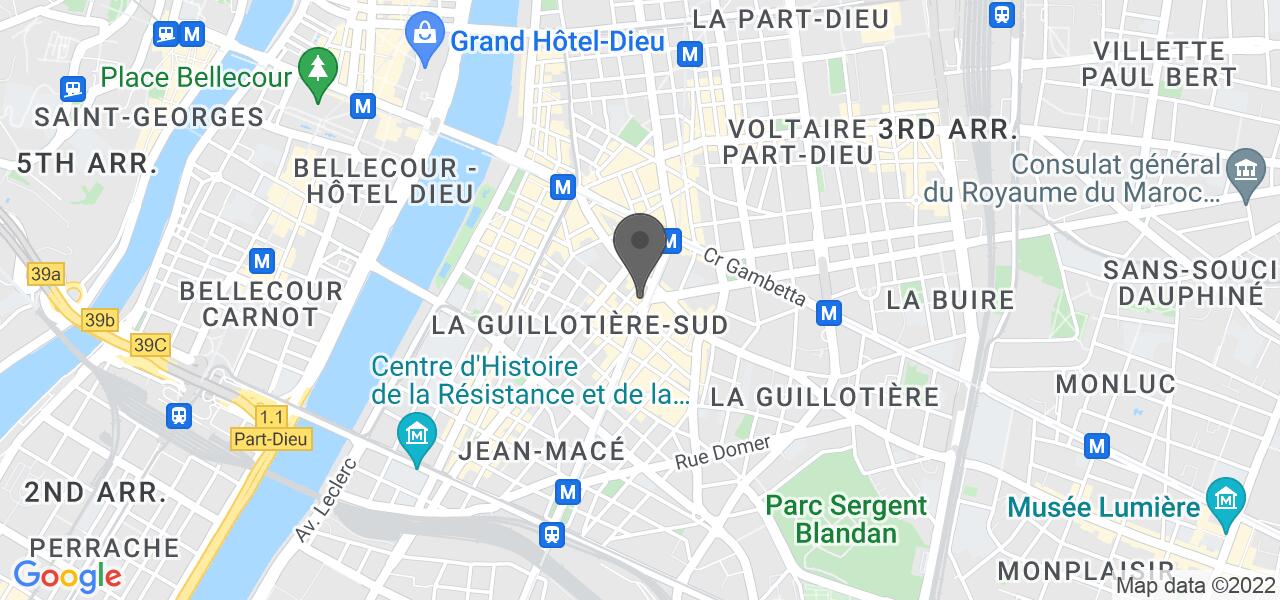 Access map — La Tête dans le Local 
