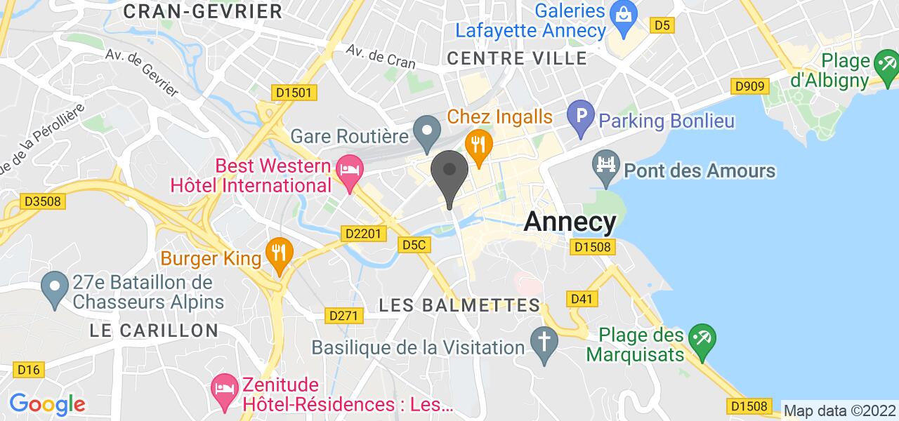 Anfahrtsplan — Le Bouillon
