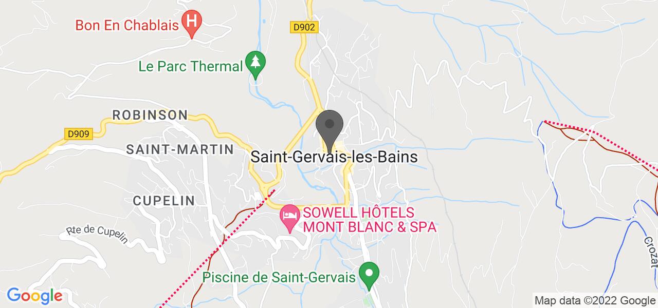 Plan d'accès — Le Sérac
