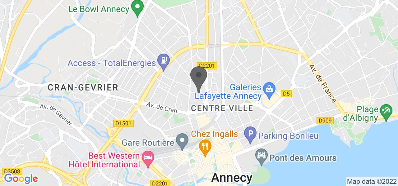 Plan d'accès — AU BISTRO DE CARO