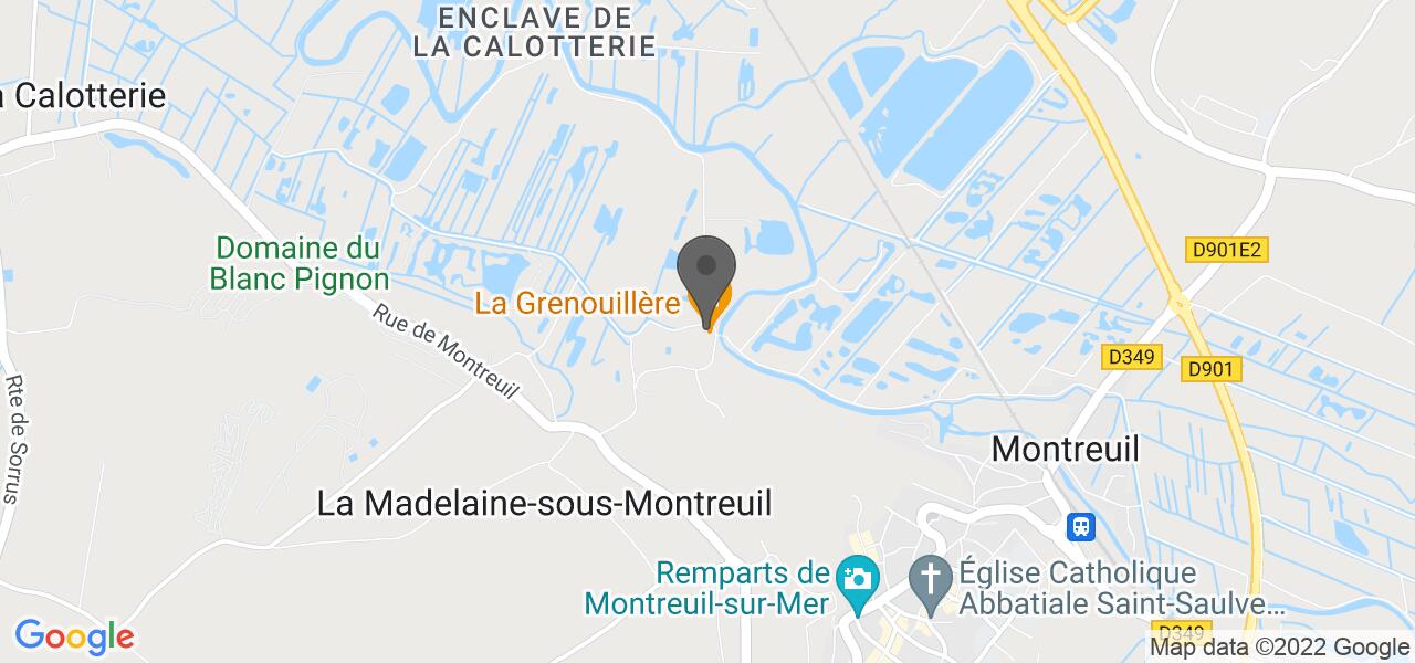 Plan d'accès — AUBERGE DE LA GRENOUILLÈRE