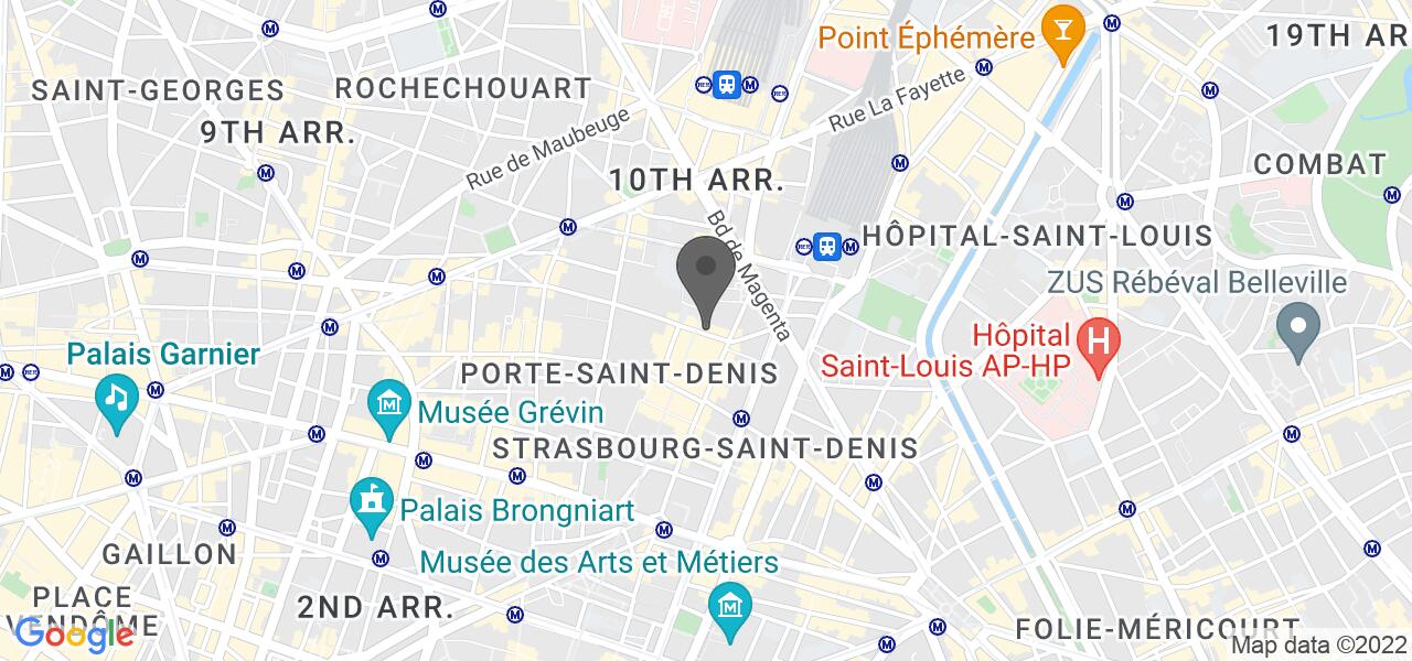 Access map — Le Comptoir Iodé