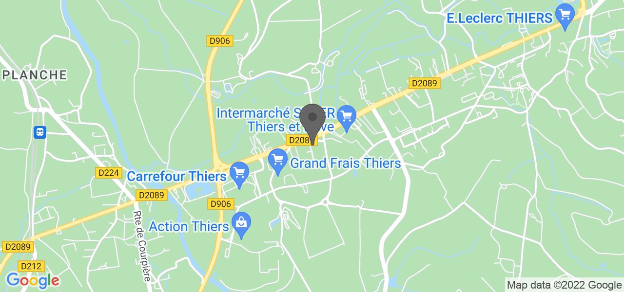 Plan d'accès — Le 40