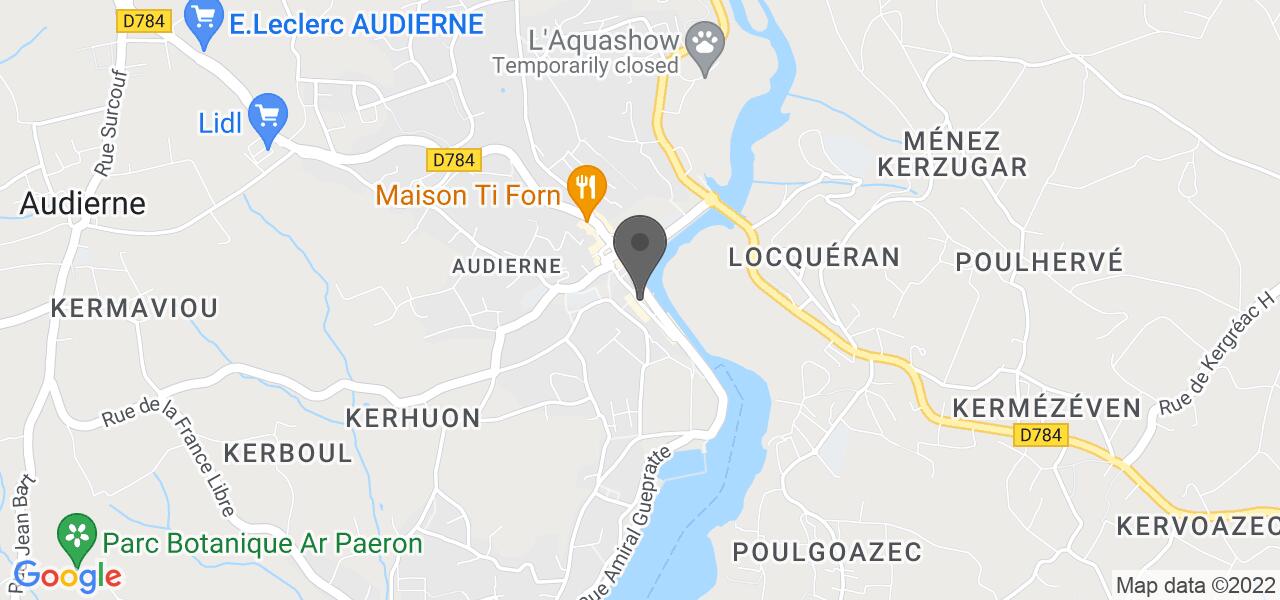 Plan d'accès — Le Goyen
