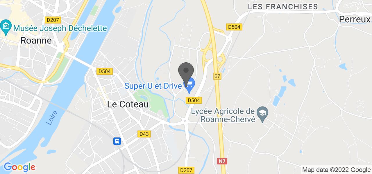 Plan d'accès — Le renouveau 
