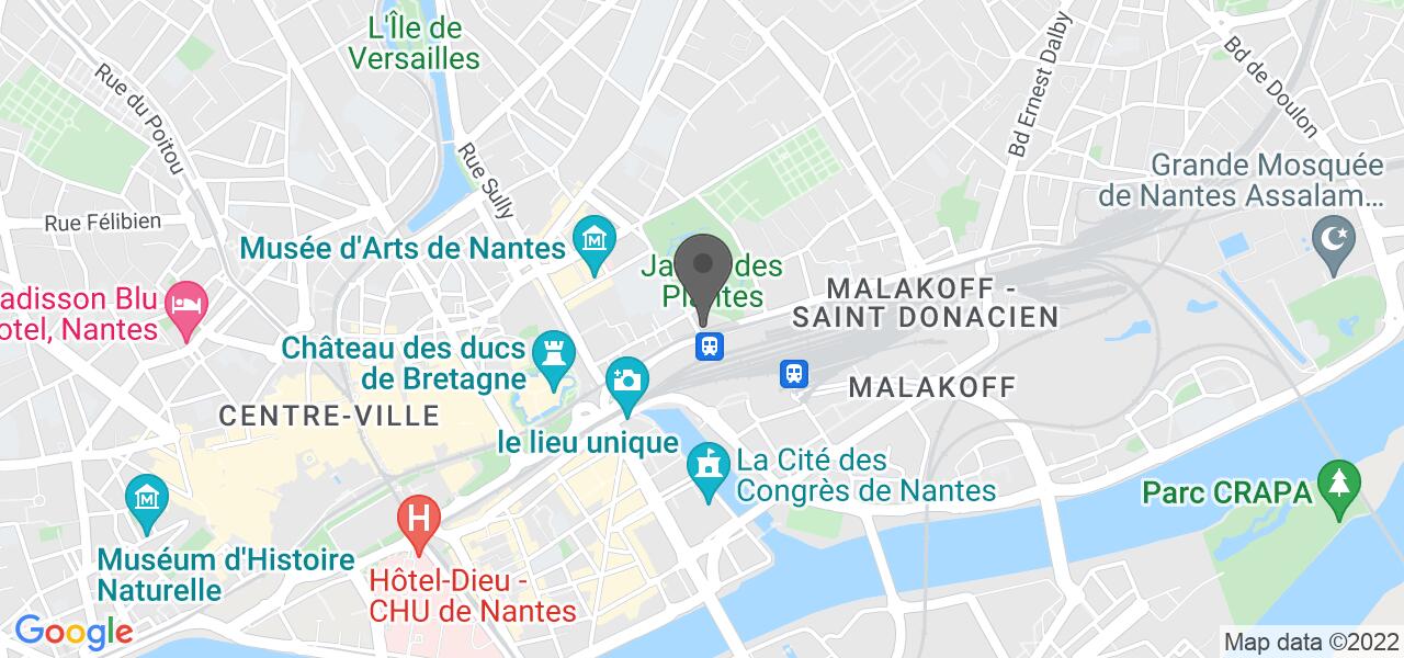Plan d'accès — O Bistrot Quai