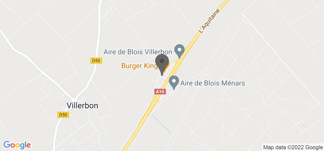 Plan d'accès — Aire de Blois Villerbon - Autogrill