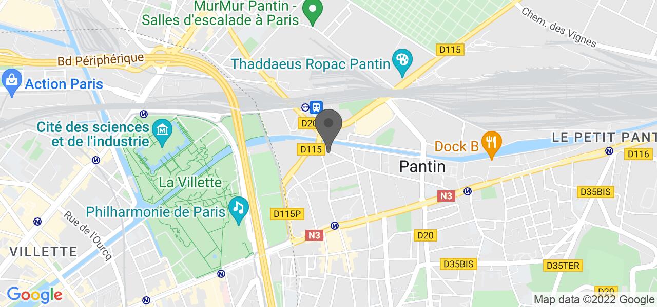 Plan d'accès — Les Pantins