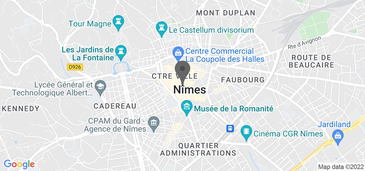 Plan d'accès — Les Caves de Bernis