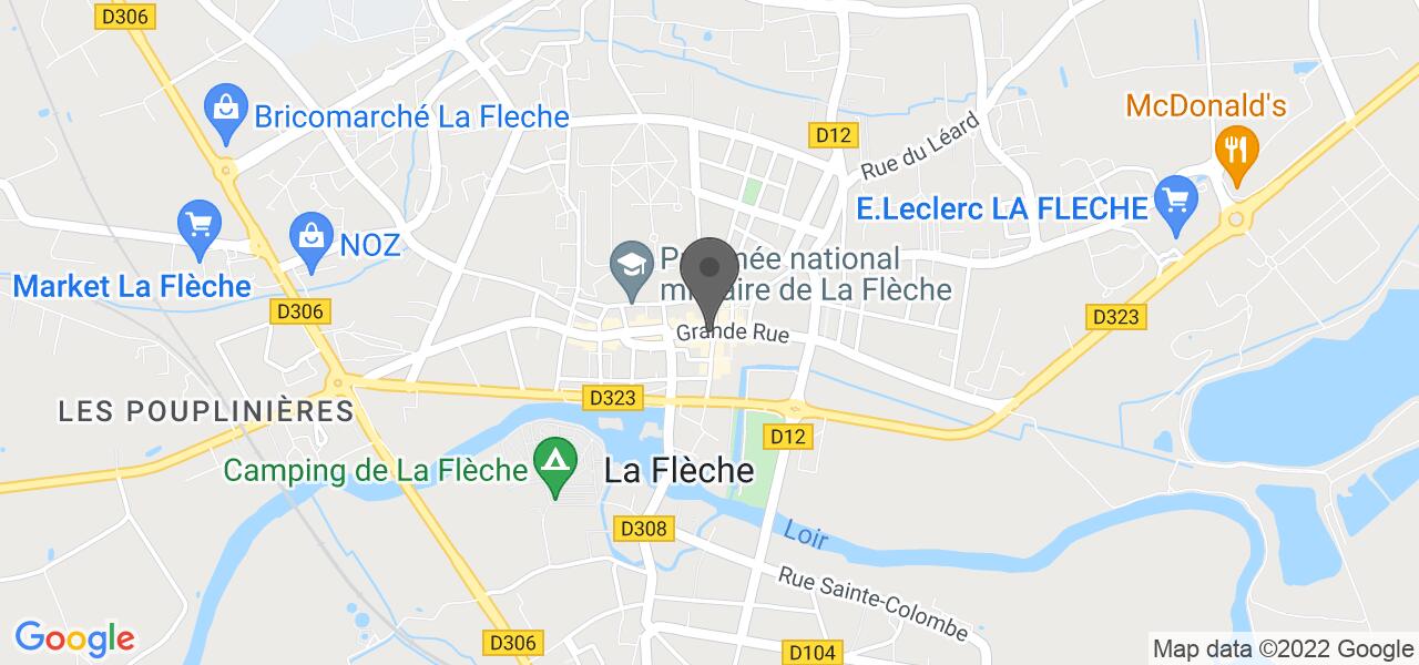 交通地图 — Frenchies Burger