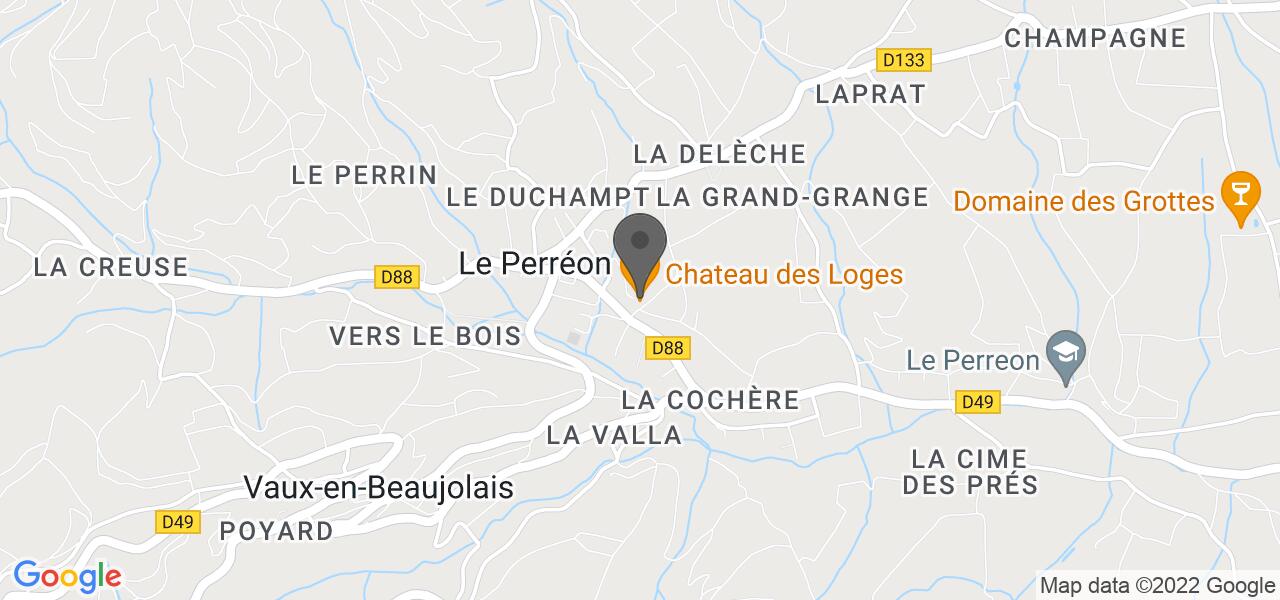 Plan d'accès — Château des Loges