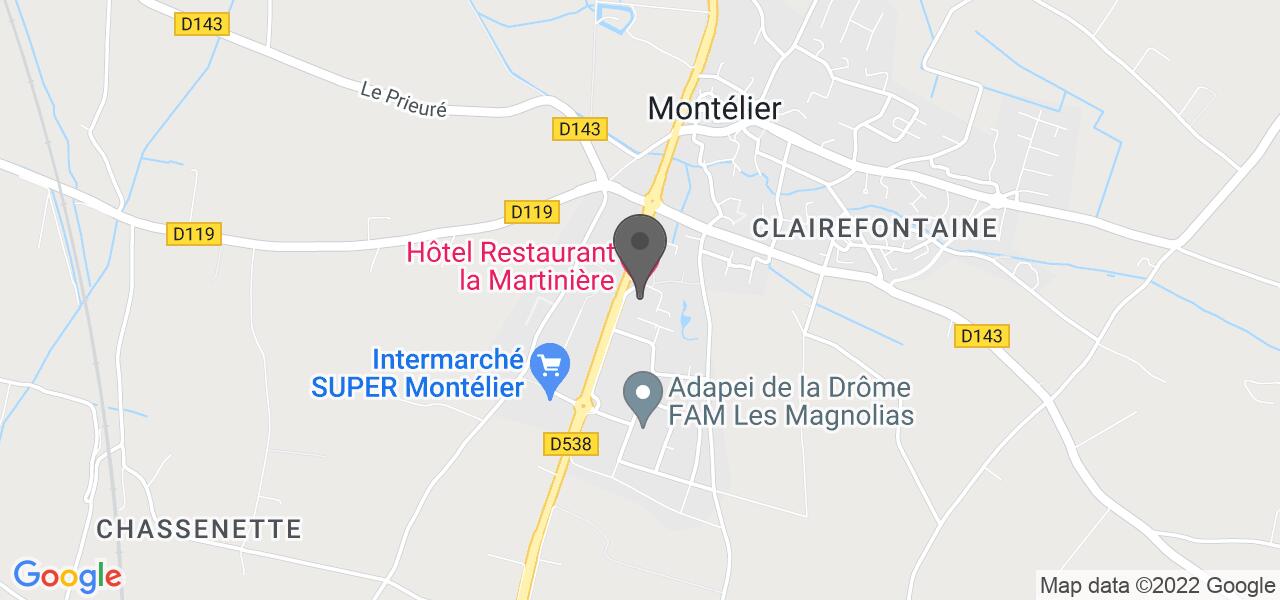 Plan d'accès — La Martinière