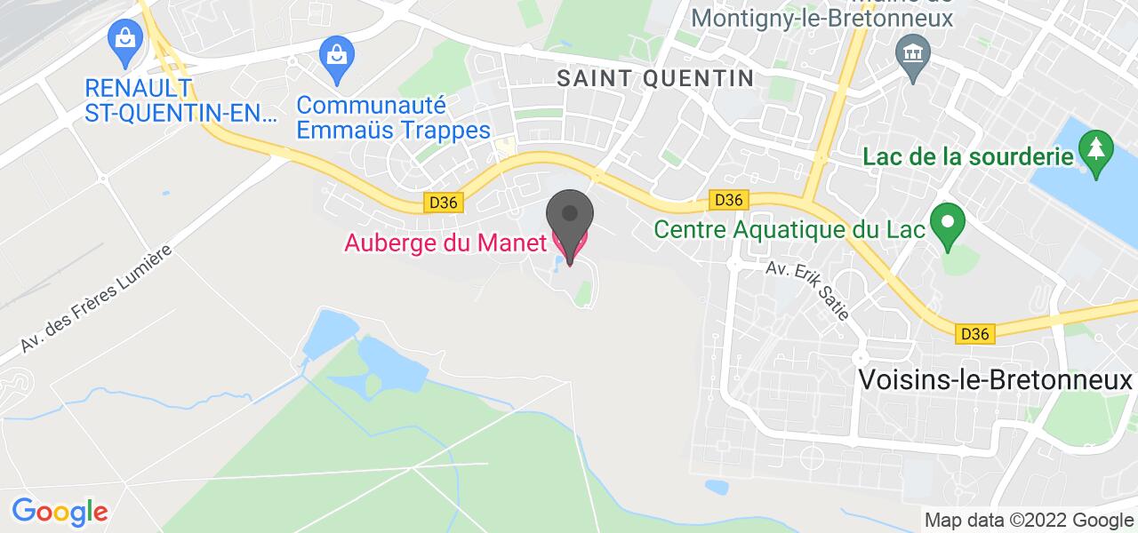 アクセスマップ — Auberge du Manet