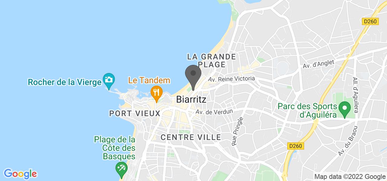 Anfahrtsplan — Biarritz Beach