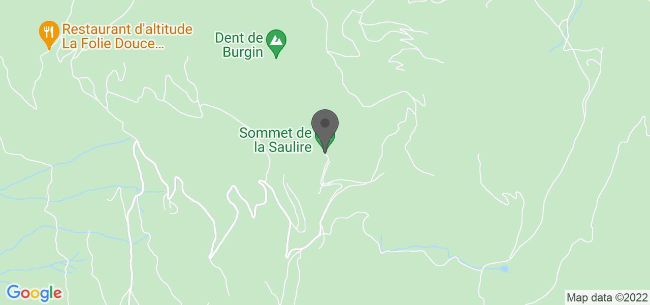 Plan d'accès — La Fruitière - La Folie Douce Méribel-Courchevel 