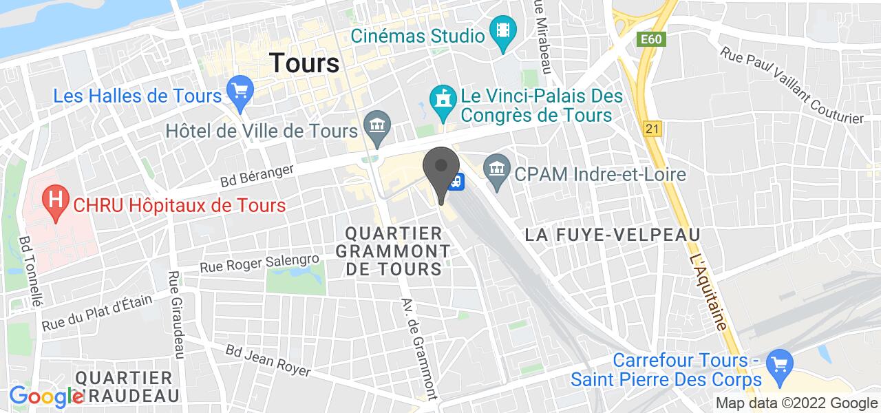 Plan d'accès — L'Indochine