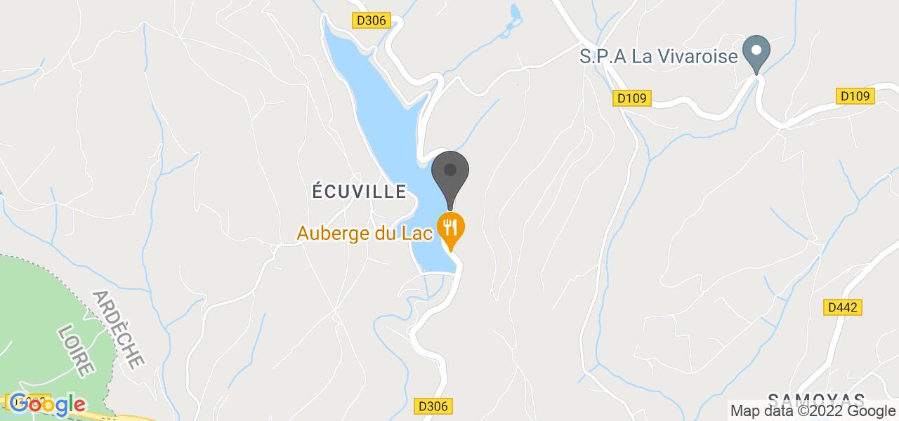 Plan d'accès — Auberge du Lac