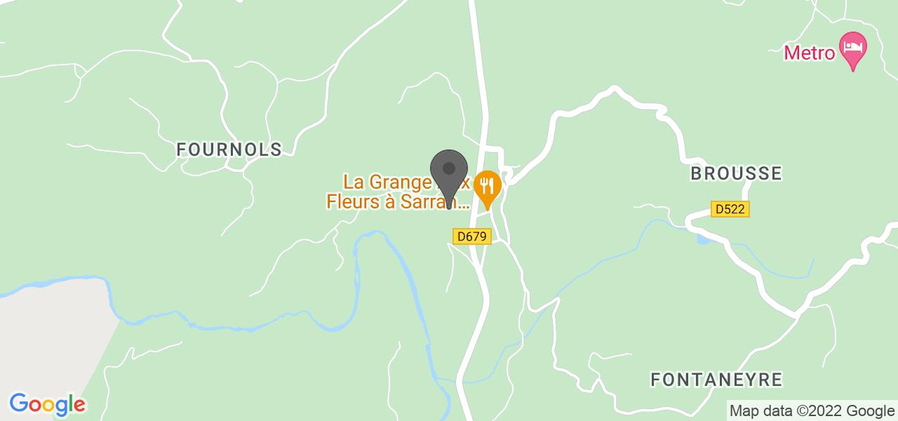 Plan d'accès — LA GRANGE AUX FLEURS