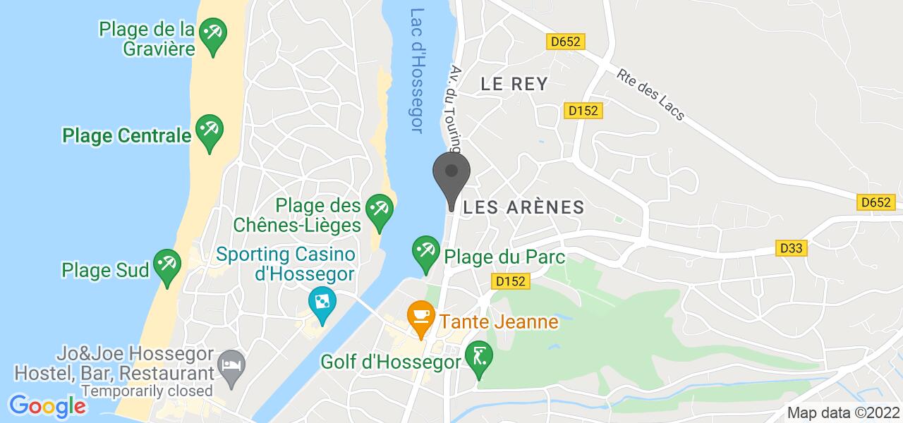 Plan d'accès — La Tetrade Côté Lac