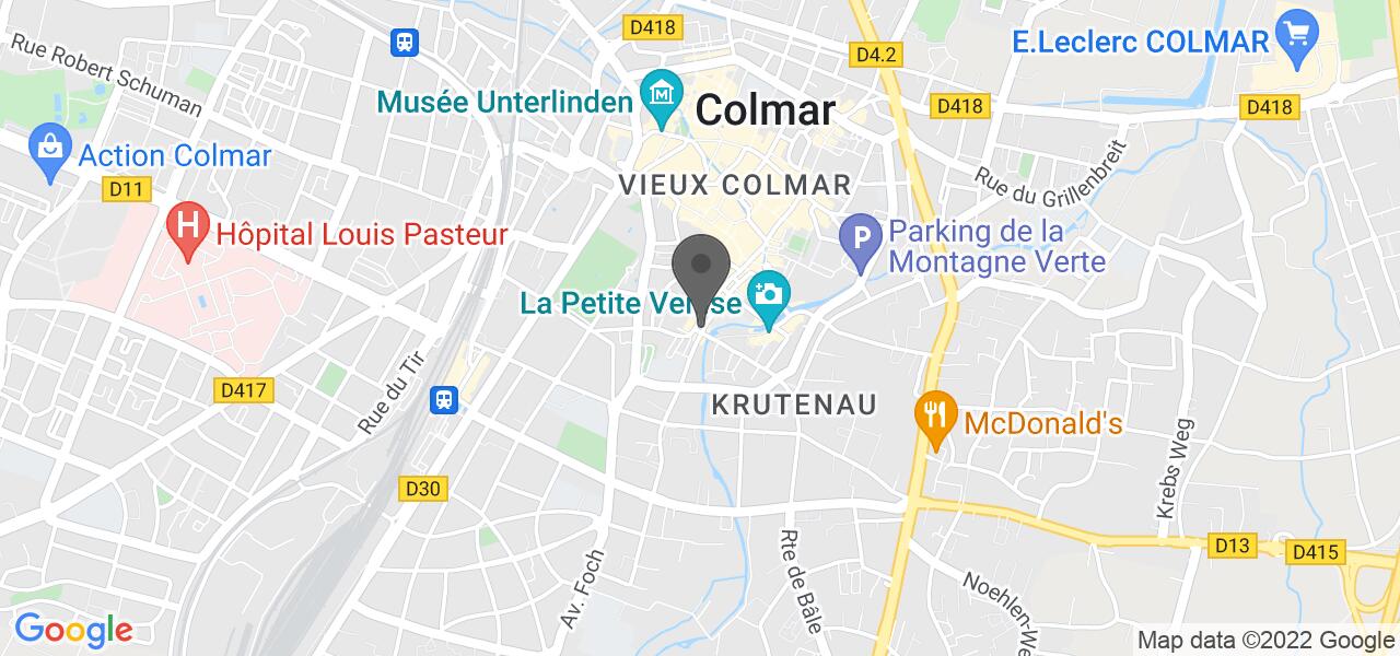 แผนที่การเดินทาง — Bistrot des Lavandières