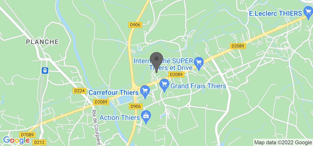 Plan d'accès — La Table de Geoffroy - Restaurant