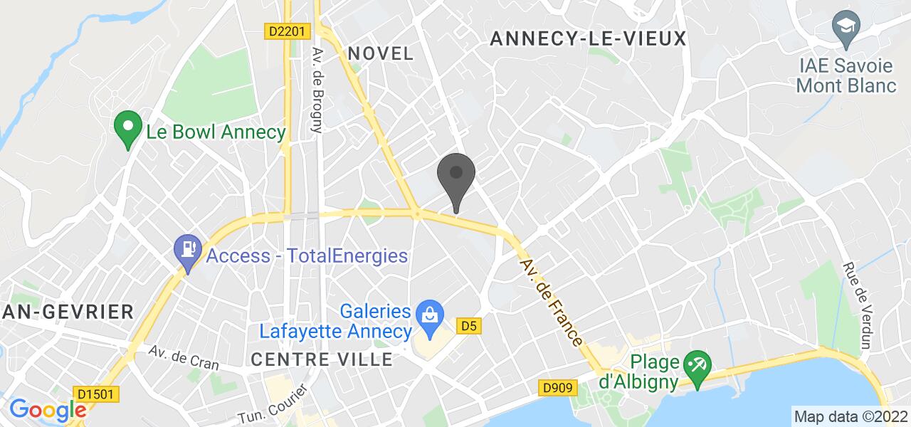 Plan d'accès — Chez Julie