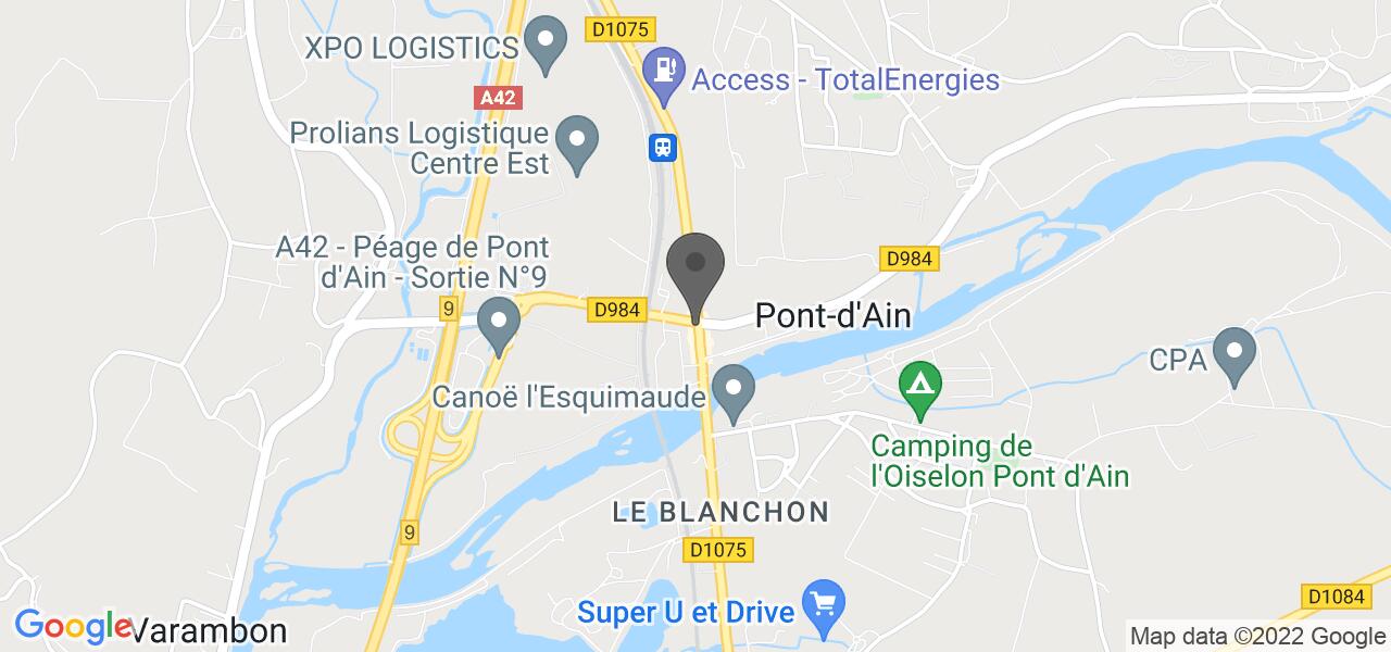 Plan d'accès — Les Alliés