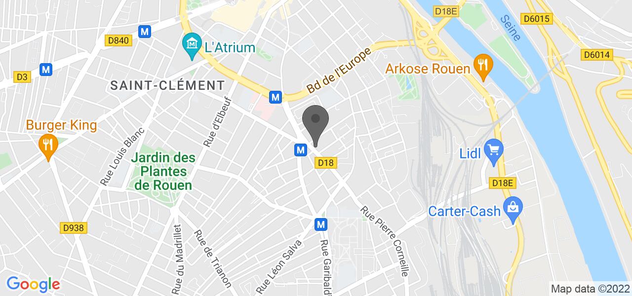 Plan d'accès — Le Royal de Sotteville