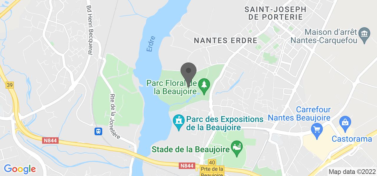 Plan d'accès — Les Terrasses de l'Erdre