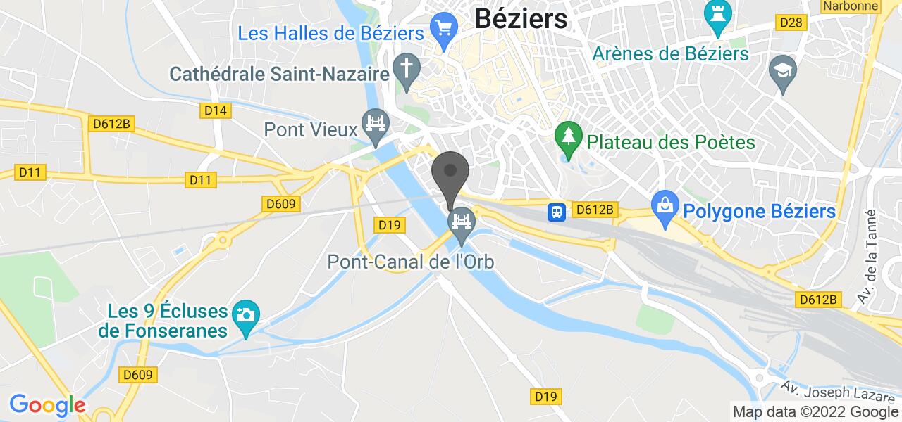 Plan d'accès — Le Tribeca
