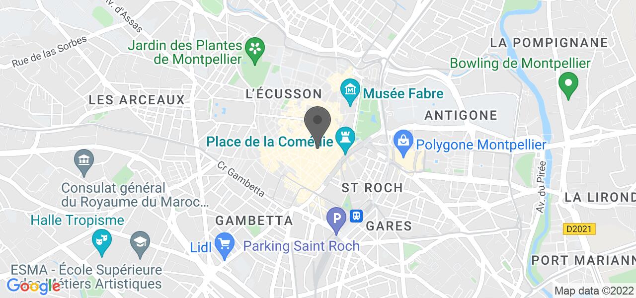 Plan d'accès — Amazone Coffee Shop & Co