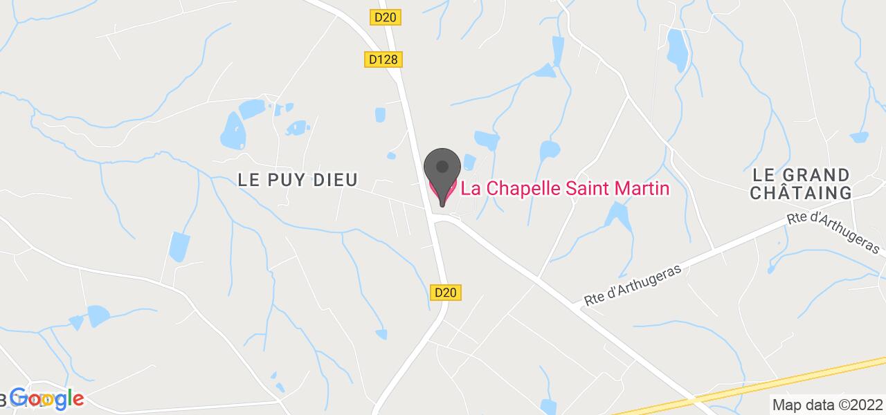 Plan d'accès — La chapelle saint-martin