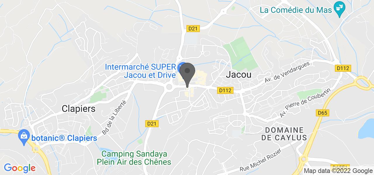 Mapa de acceso — L'Assiette de Jacou