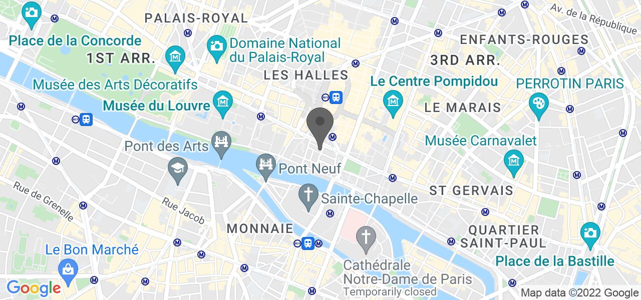 Mapa de acesso — AU VIEUX COMPTOIR