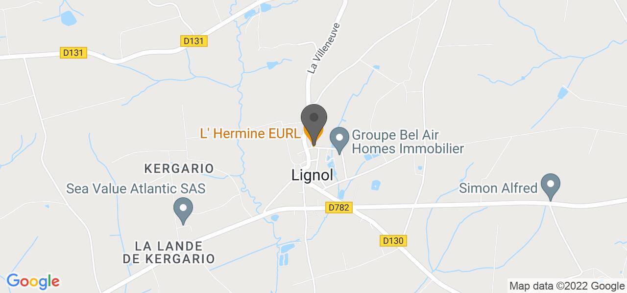 Plan d'accès — L'Hermine