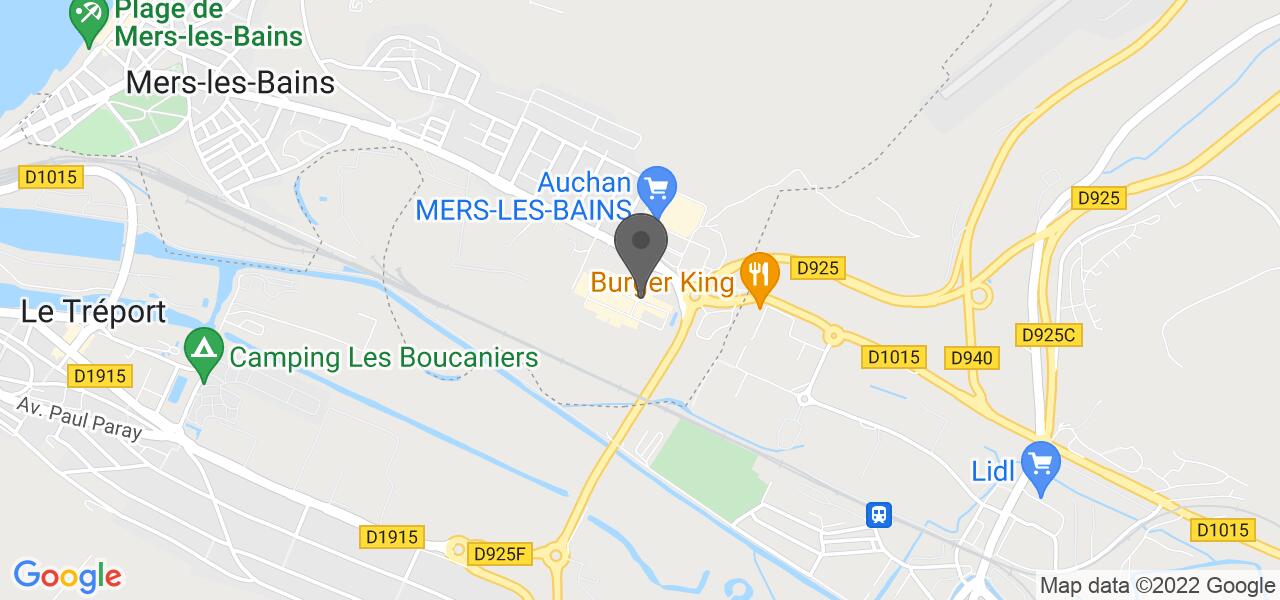 Plan d'accès — La Pataterie Mers les Bains