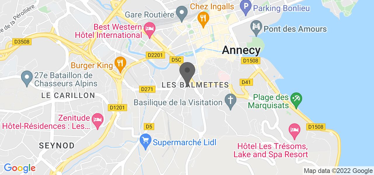 Plan d'accès — Bistro des Tilleuls