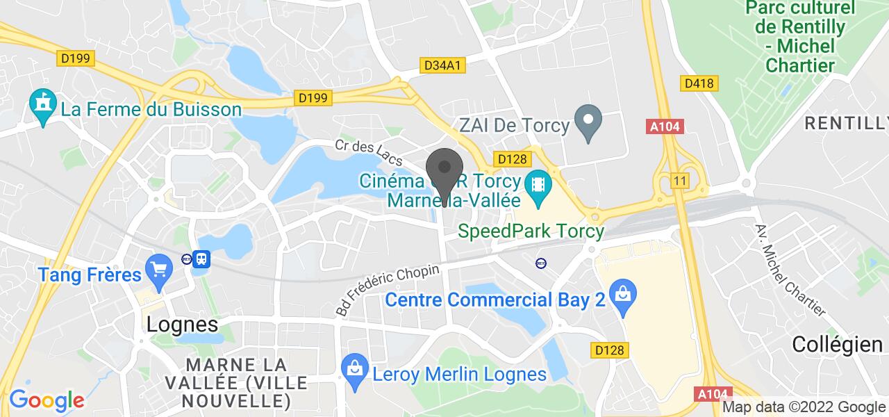 Mapa de acceso — Le Royal Torcy