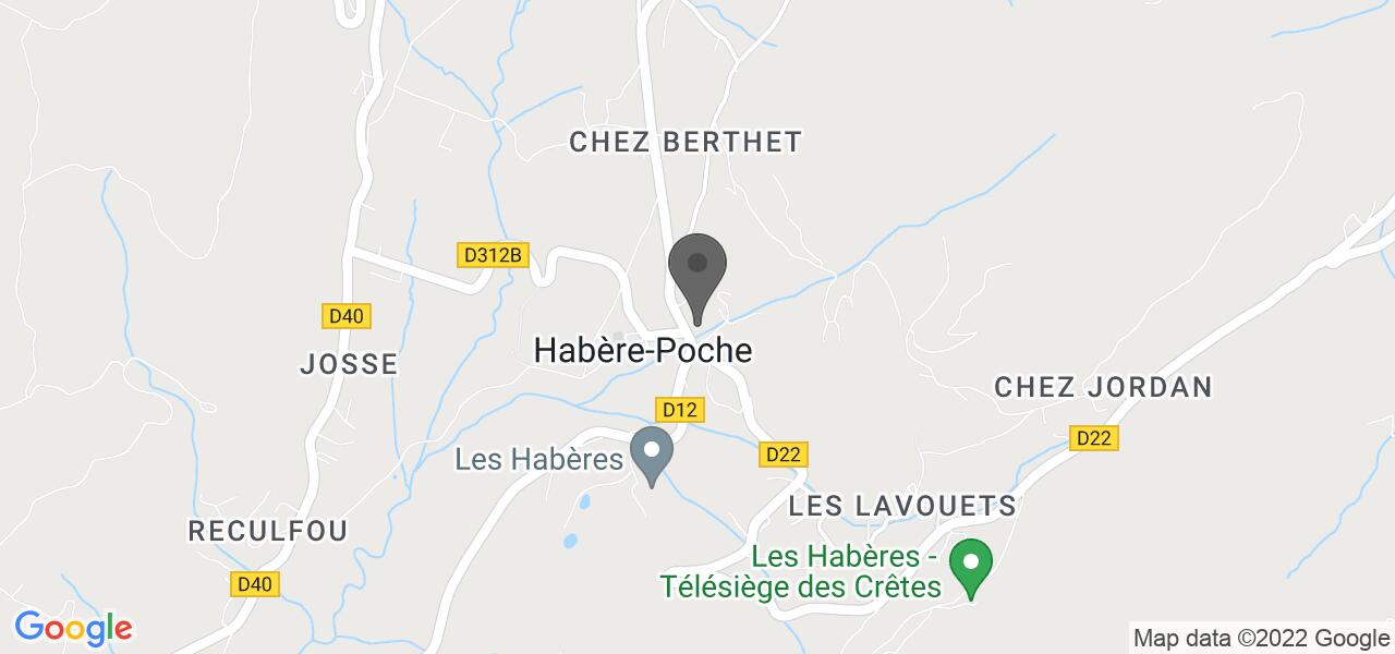 Anfahrtsplan — Les Habères