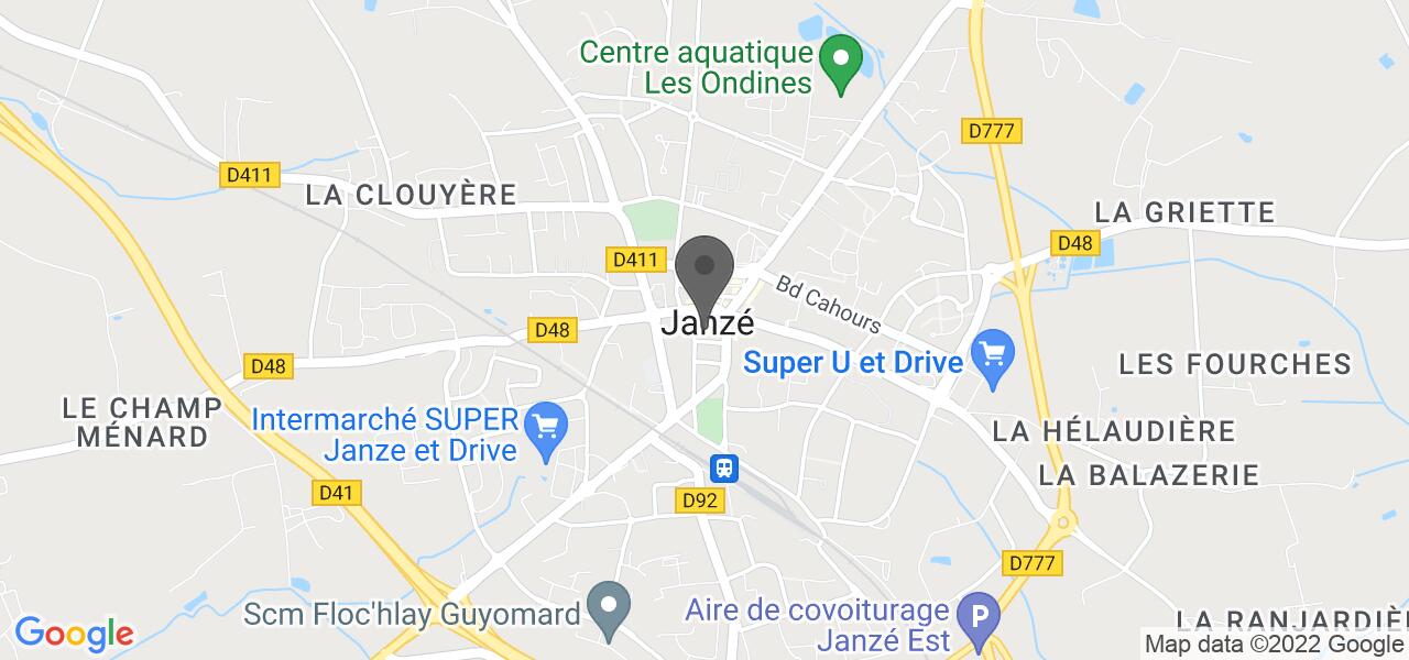 Plan d'accès — La Villa Rossa Janzé