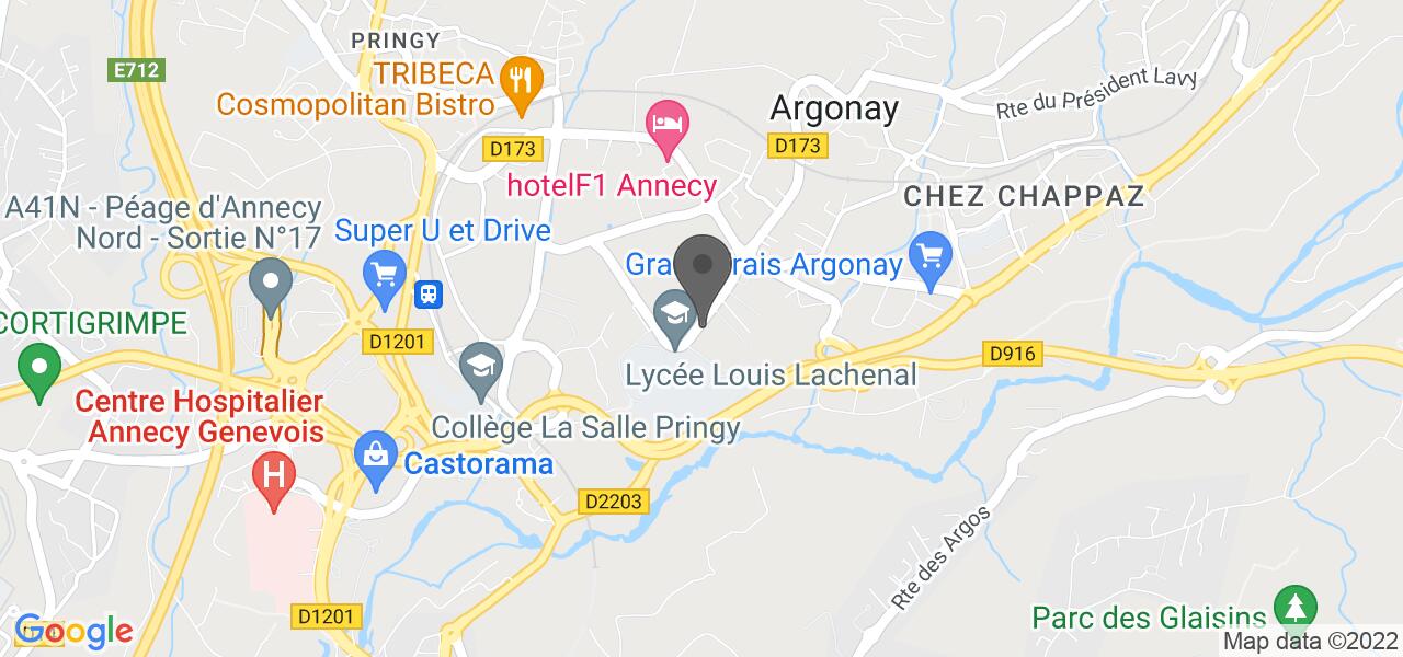 Access map — La Détente