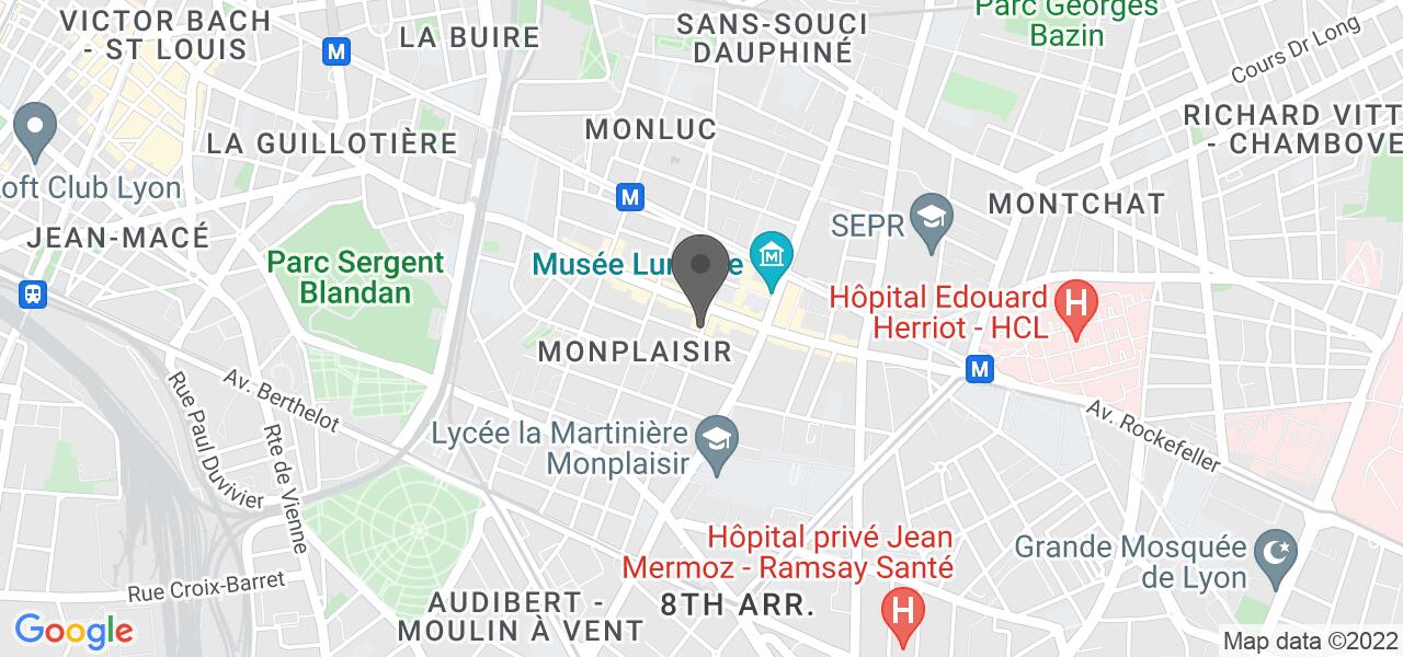 Mapa de acceso — Pizza Lina