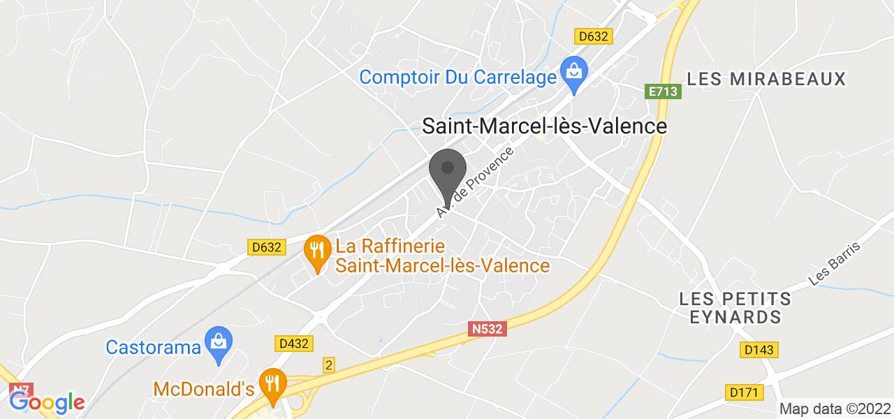 Access map — Le Saint Martin