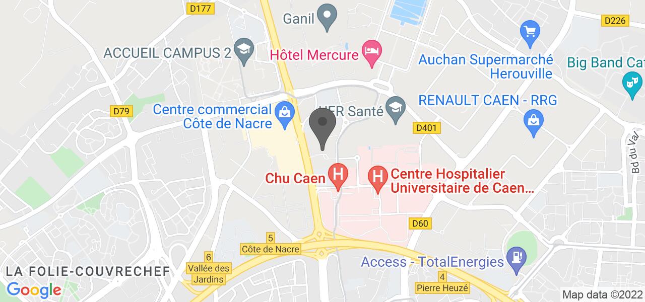 Mapa de acceso — Hôtel carline